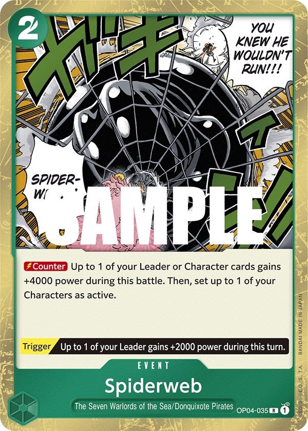 Image for Spiderweb (OP04-035) - One Piece Card Game