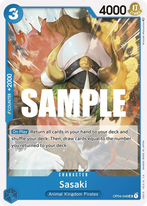 Image for Sasaki (OP04-048) - One Piece Card Game
