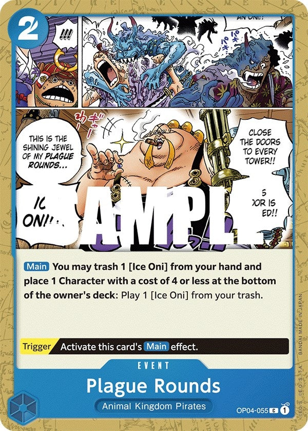 Image for Plague Rounds (OP04-055) - One Piece Card Game