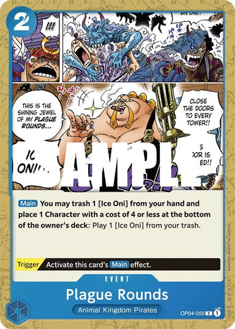Image for Plague Rounds (OP04-055) - One Piece Card Game