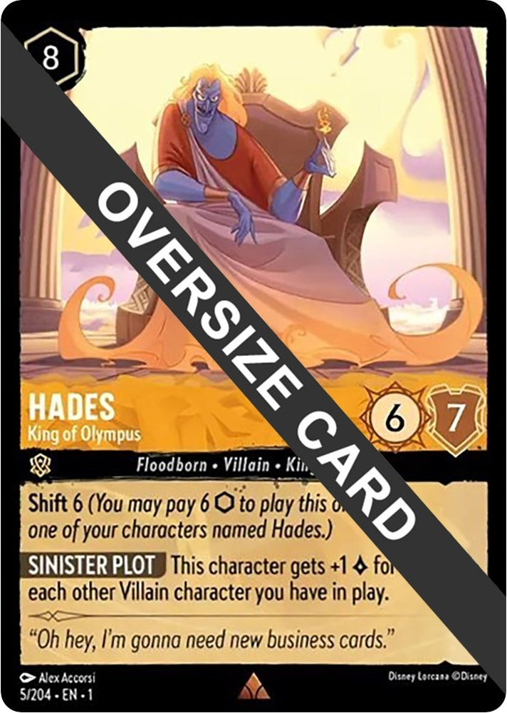 Image for Hades - King of Olympus (Oversized) (5/204) [The First Chapter]