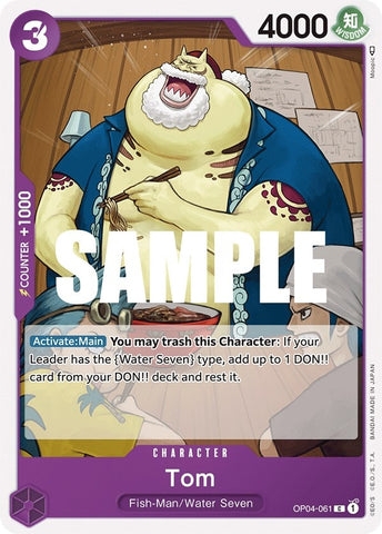 Image for Tom (OP04-061) (OP04) - One Piece Card Game