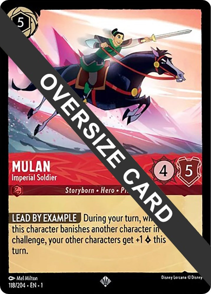 Image for Mulan - Imperial Soldier (Oversized) (118/204) [The First Chapter]
