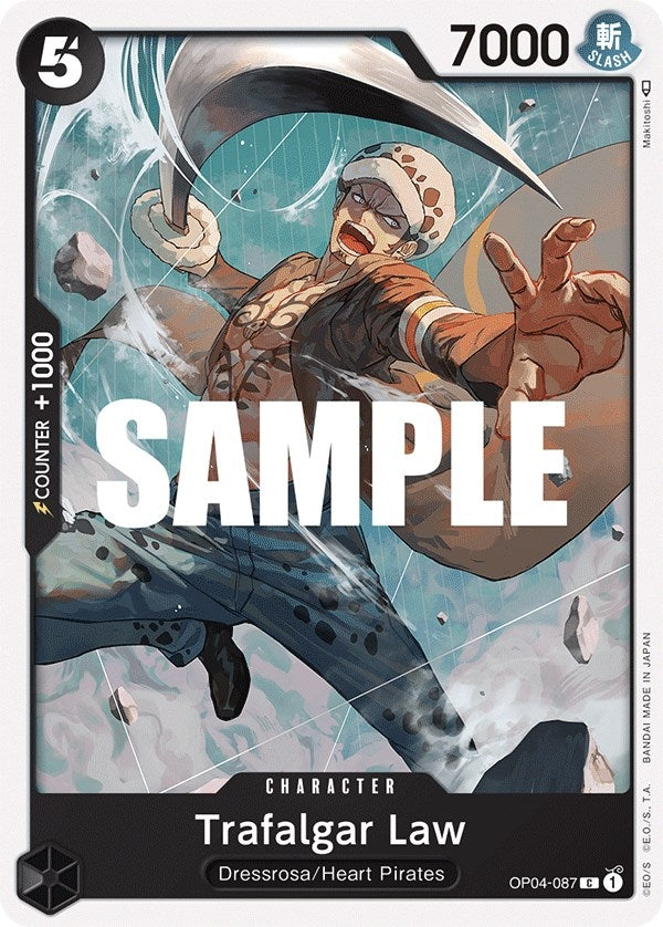 Image for Trafalgar Law (OP04-087) - One Piece Card Game