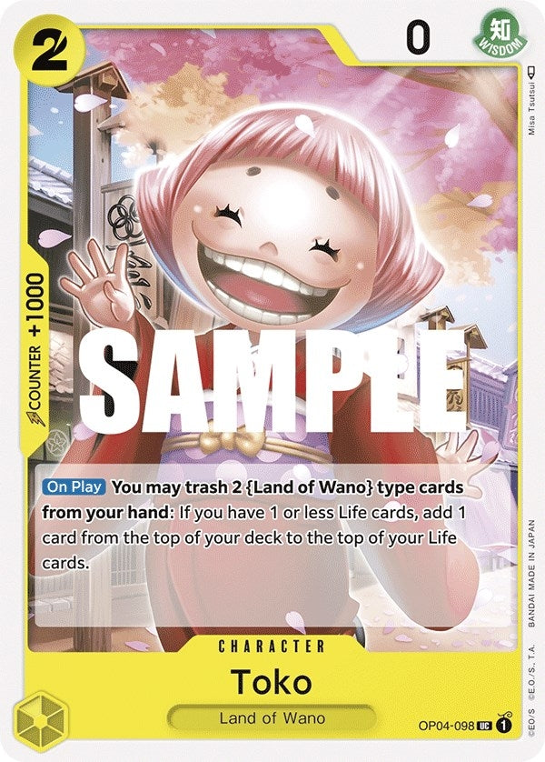 Image for Toko (OP04-098) - One Piece Card Game