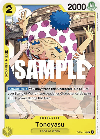 Image for Tonoyasu (OP04-109) - One Piece Card Game