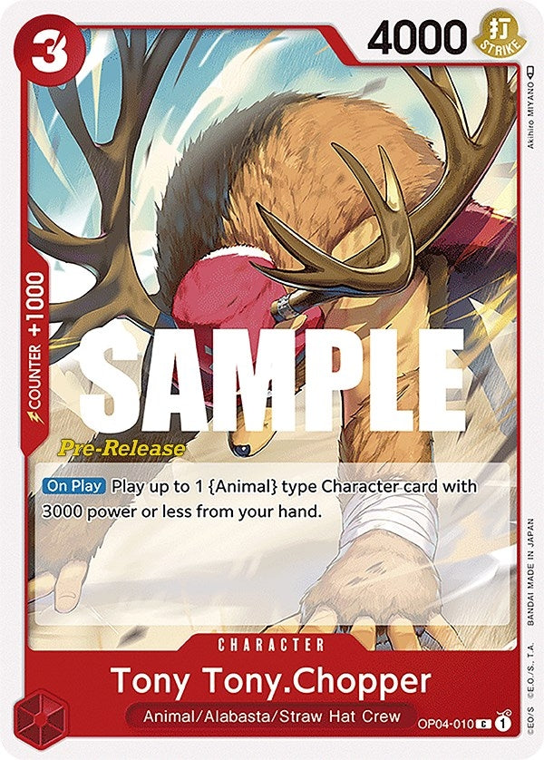 Image for Tony Tony.Chopper (OP04-010) (OP04 PRE) - One Piece Card Game