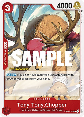 Image for Tony Tony.Chopper (OP04-010) - One Piece Card Game