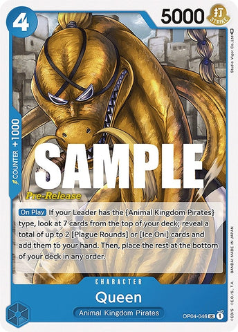 Image for Queen (OP04-046) - One Piece Card Game