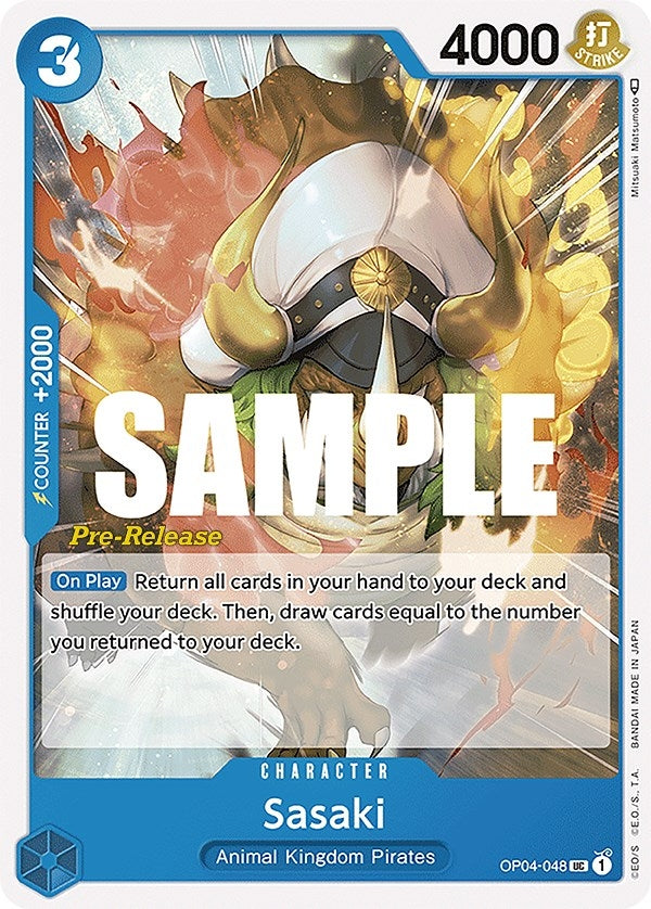Image for Sasaki (OP04-048) (OP04 PRE) - One Piece Card Game