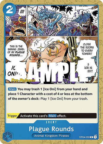 Image for Plague Rounds (OP04-055) - One Piece Card Game