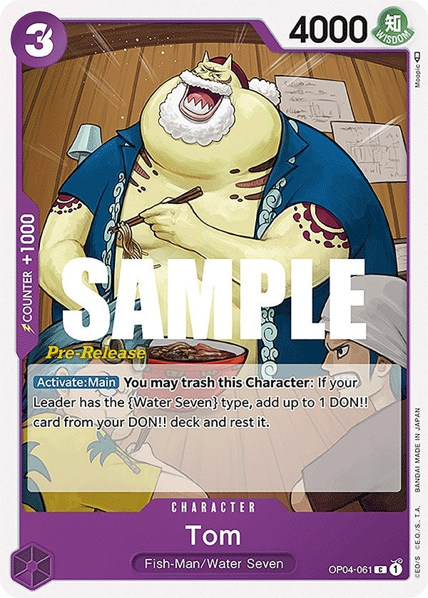 Image for Tom (OP04-061) - One Piece Card Game
