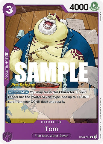 Image for Tom (OP04-061) - One Piece Card Game