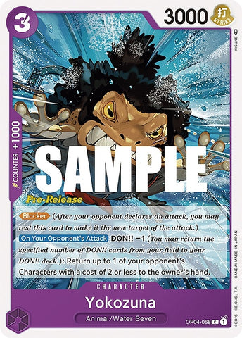 Image for Yokozuna (OP04-068) - One Piece Card Game