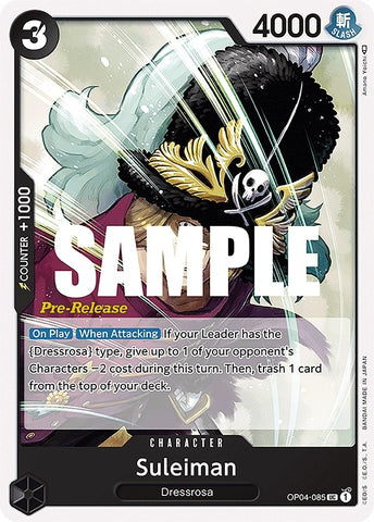 Image for Suleiman (OP04-085) - One Piece Card Game