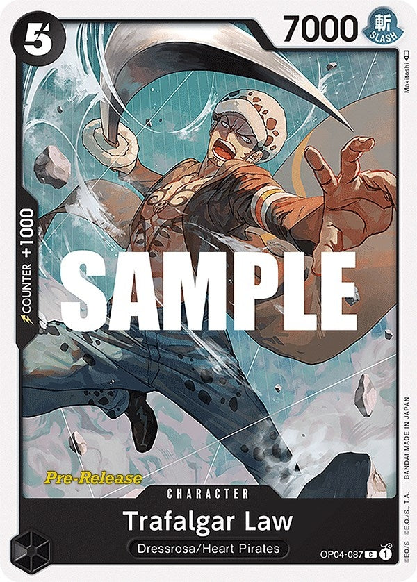 Image for Trafalgar Law (OP04-087) - One Piece Card Game