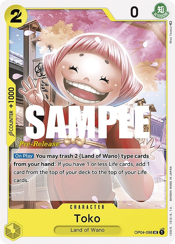 Image for Toko (OP04-098) - One Piece Card Game