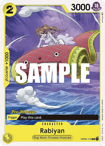 Image for Rabiyan (OP04-113) - One Piece Card Game