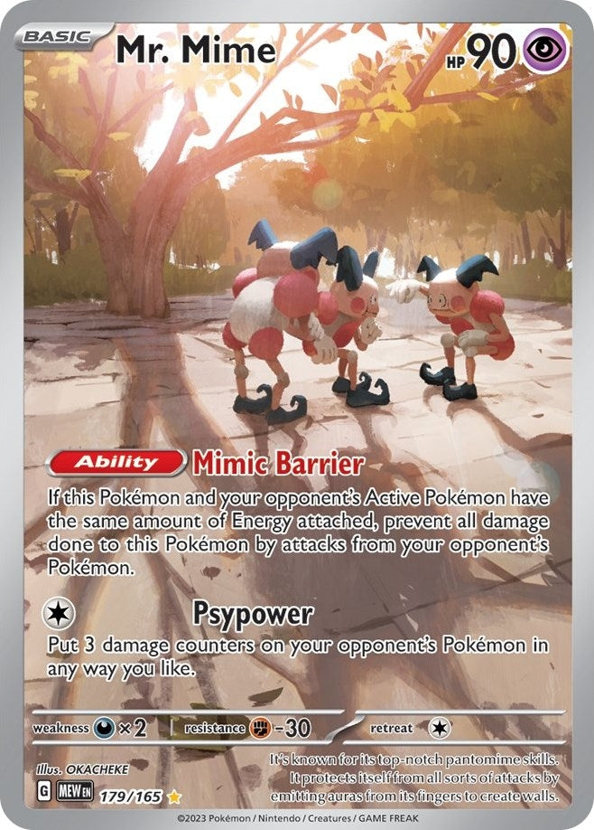 Image for Mr. Mime - 179/165 (179/165) [SV: Scarlet & Violet 151]