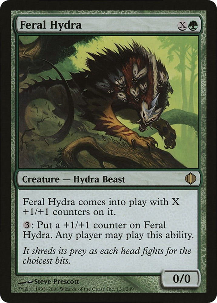 Image for Feral Hydra (Magic Player Rewards 2009) (131) [Oversize Cards]
