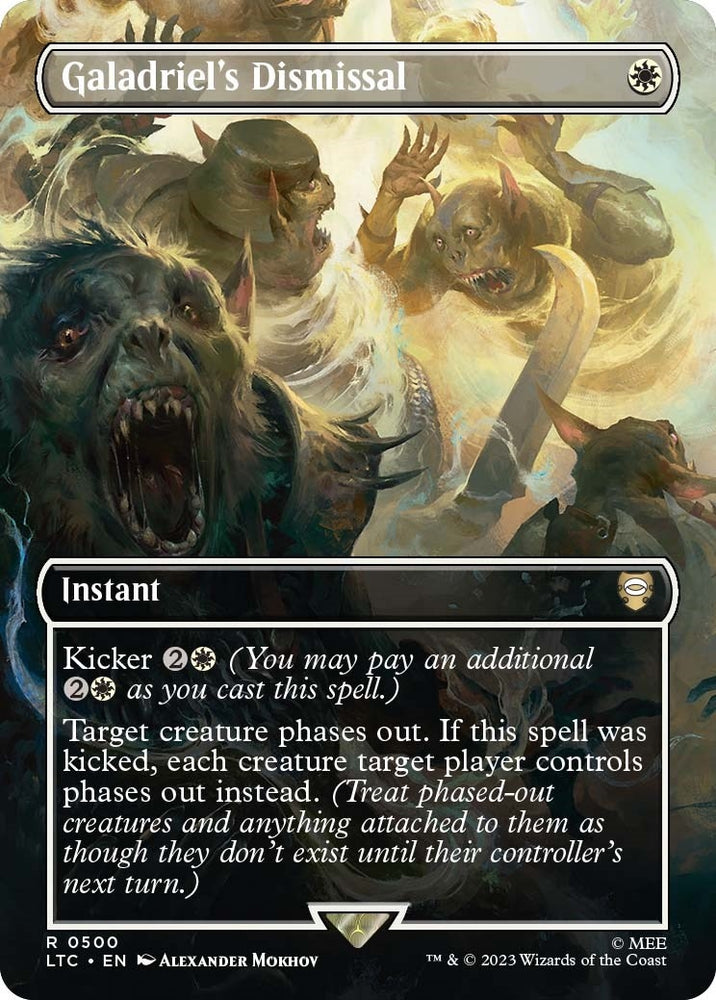 Image for Galadriel's Dismissal (Borderless) (500) [Commander: The Lord of the Rings: Tales of Middle-earth]
