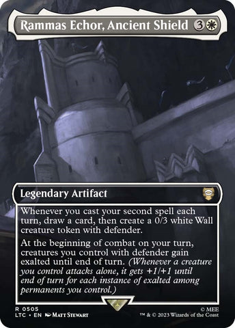 Image for Rammas Echor, Ancient Shield (Borderless) (505) [Commander: The Lord of the Rings: Tales of Middle-earth]
