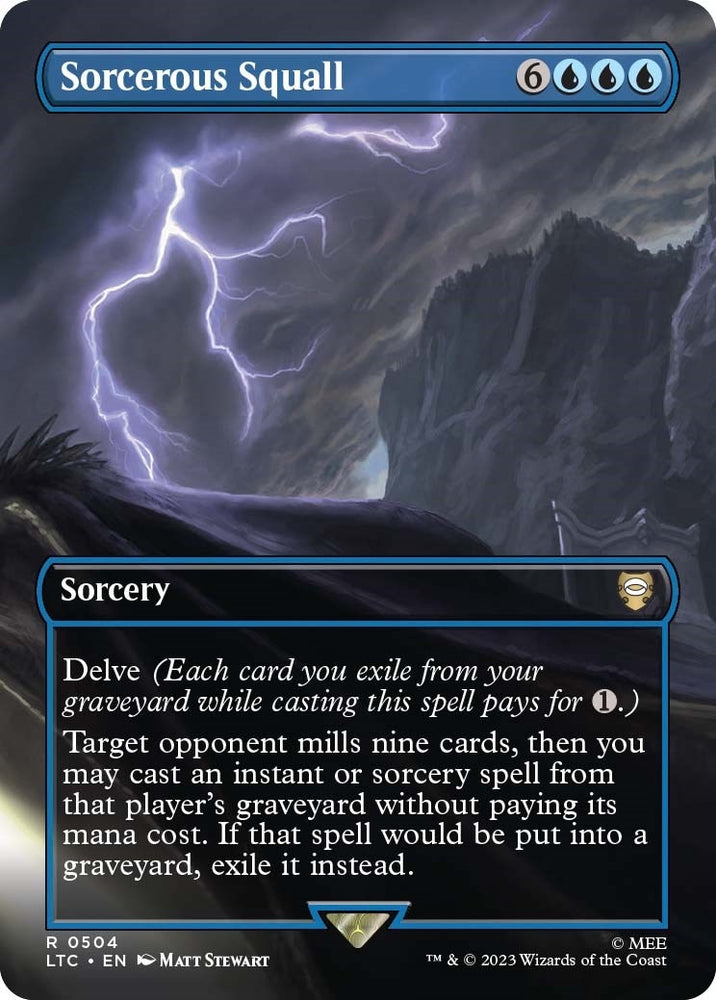 Image for Sorcerous Squall (Borderless) (504) [Commander: The Lord of the Rings: Tales of Middle-earth]