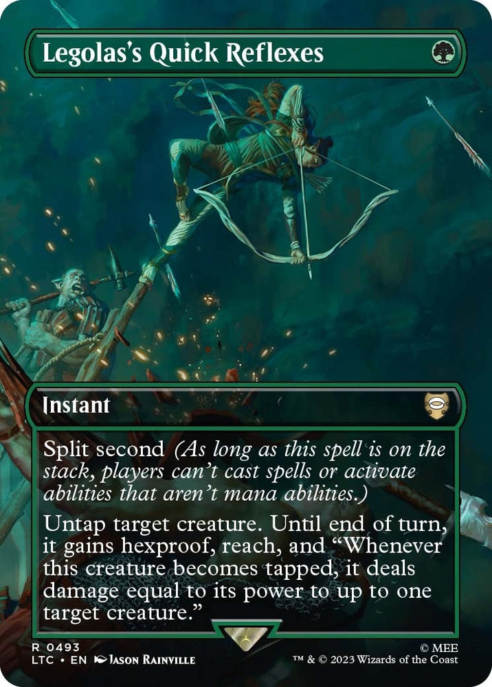 Image for Legolas's Quick Reflexes (Borderless) (493) [Commander: The Lord of the Rings: Tales of Middle-earth]