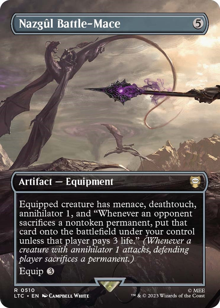 Image for Nazgul Battle-Mace (Borderless) (510) [Commander: The Lord of the Rings: Tales of Middle-earth]