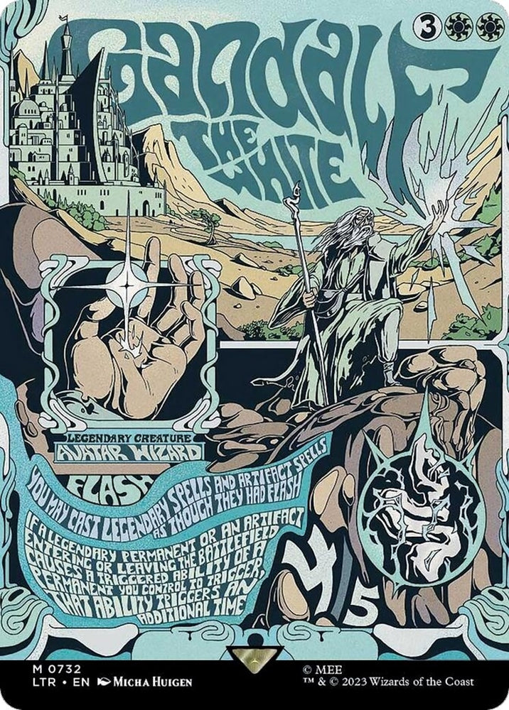 Image for Gandalf the White (Borderless Poster) (732) [Universes Beyond: The Lord of the Rings: Tales of Middle-earth]