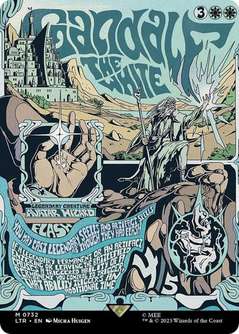 Image for Gandalf the White (Borderless Poster) (732) [Universes Beyond: The Lord of the Rings: Tales of Middle-earth]