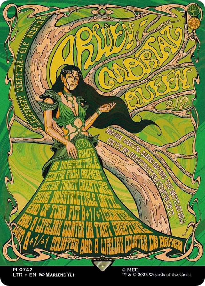 Image for Arwen, Mortal Queen (Borderless Poster) (742) [Universes Beyond: The Lord of the Rings: Tales of Middle-earth]