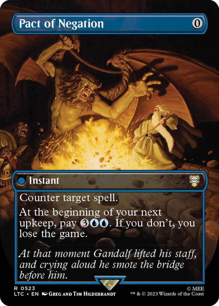 Image for Pact of Negation (Borderless) (523) [Commander: The Lord of the Rings: Tales of Middle-earth]