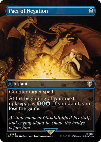 Image for Pact of Negation (Borderless) (523) [Commander: The Lord of the Rings: Tales of Middle-earth]