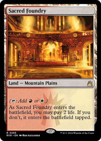 Image for Sacred Foundry (285) [Ravnica Remastered]