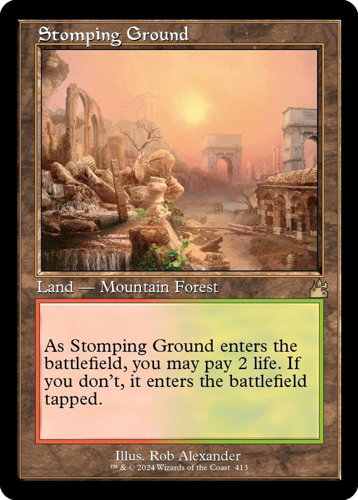 Image for Stomping Ground (Retro Frame) (413) [Ravnica Remastered]