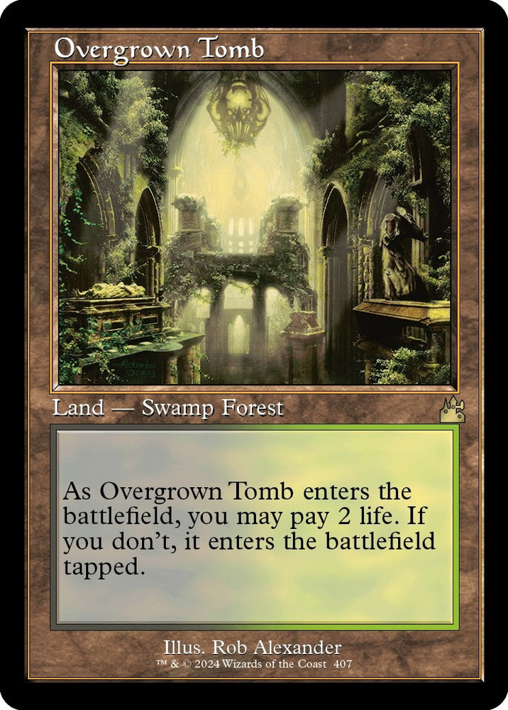 Image for Overgrown Tomb (Retro Frame) (407) [Ravnica Remastered]