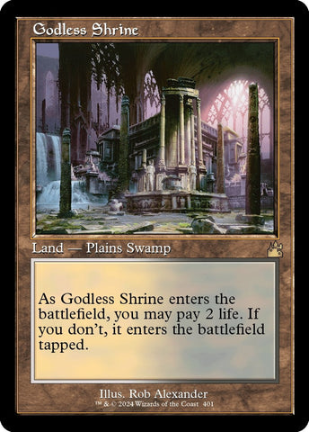 Image for Godless Shrine (Retro Frame) (401) [Ravnica Remastered]