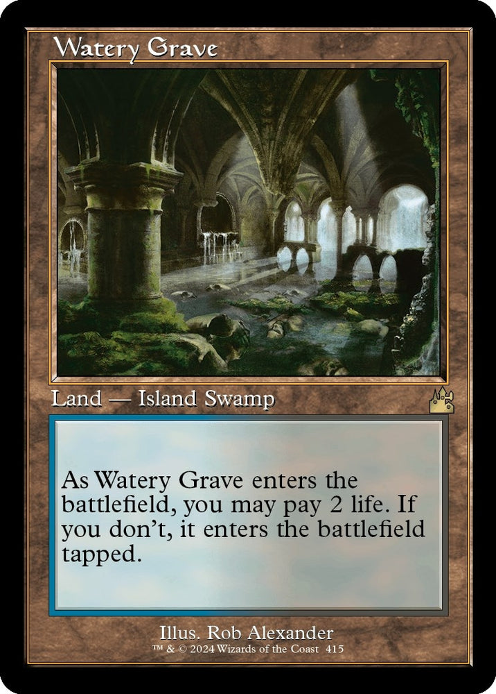 Image for Watery Grave (Retro Frame) (415) [Ravnica Remastered]