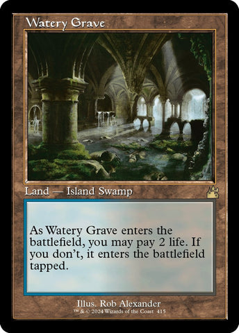 Image for Watery Grave (Retro Frame) (415) [Ravnica Remastered]