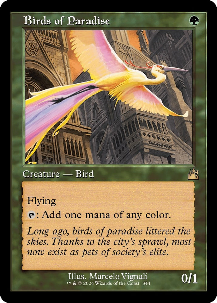 Image for Birds of Paradise (Retro Frame) (344) [Ravnica Remastered]