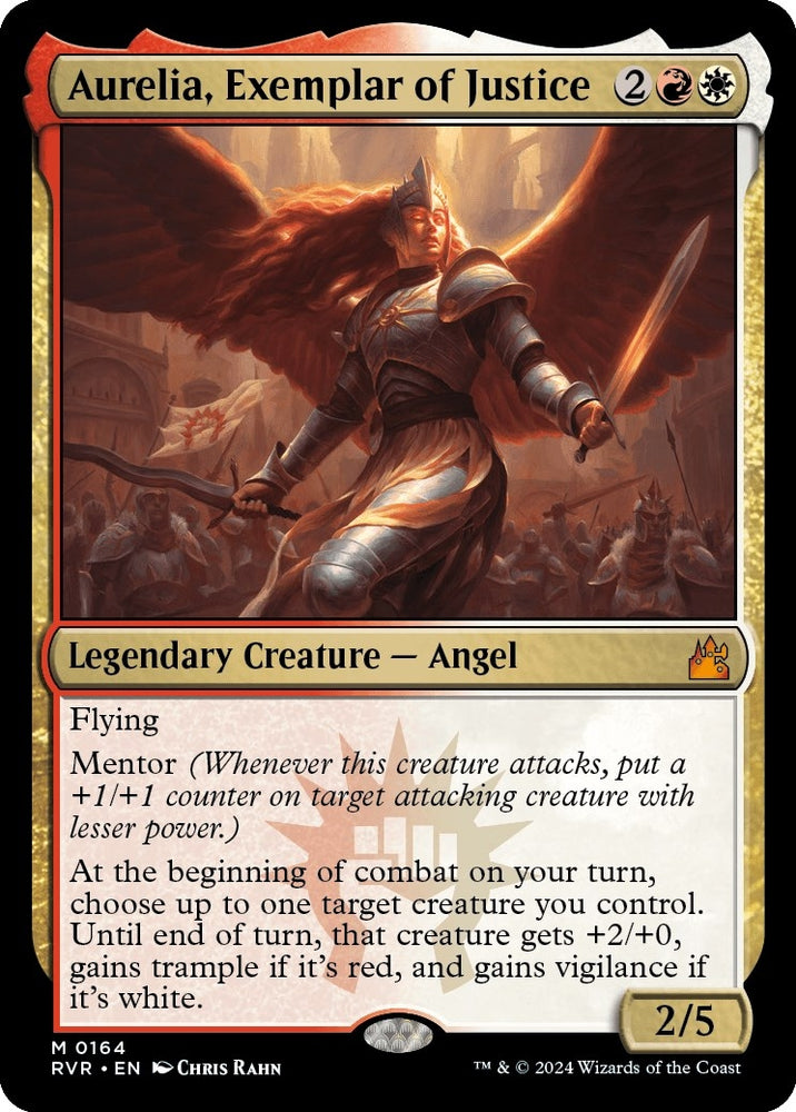 Image for Aurelia, Exemplar of Justice (164) [Ravnica Remastered]