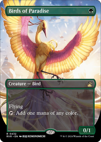 Image for Birds of Paradise (Anime Borderless) (432) [Ravnica Remastered]