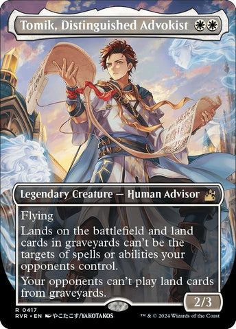 Image for Tomik, Distinguished Advokist (Anime Borderless) (417) - Magic: The Gathering