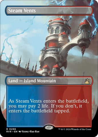 Image for Steam Vents (Borderless) (298) - Magic: The Gathering