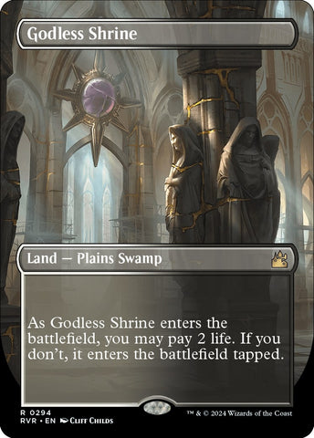 Image for Godless Shrine (Borderless) (294) [Ravnica Remastered]