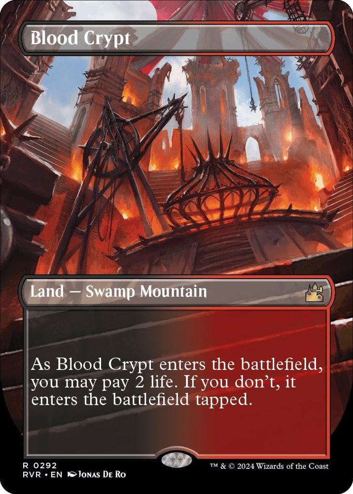 Image for Blood Crypt (Borderless) (292) [Ravnica Remastered]