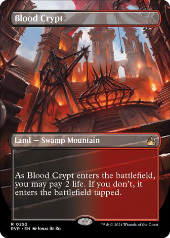 Image for Blood Crypt (Borderless) (292) [Ravnica Remastered]