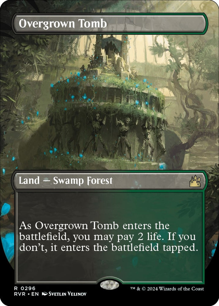 Image for Overgrown Tomb (Borderless) (296) [Ravnica Remastered]