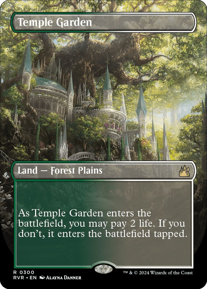 Image for Temple Garden (Borderless) (300) [Ravnica Remastered]